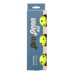 Lot de 3 Balles de Pickleball Head Pro Penn 40