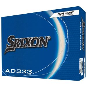 Boîte de 12 Balles de Golf Srixon AD333 Blanche New
