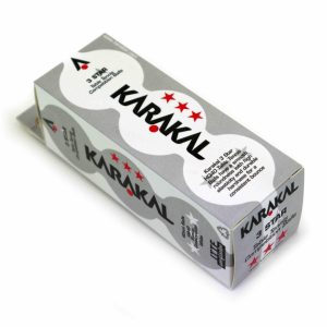 Balles de Tennis de Table Karakal 3 étoiles Orange