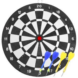 Set Cible et Fléchettes Unicorn 25 Centimètre