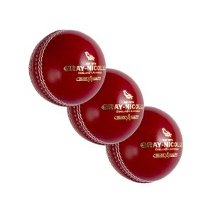 Lot de 3 Balles de Cricket Gray-Nicolls Crest Elite 156g