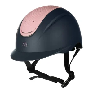 Casque enfant Marine et rose - HKM