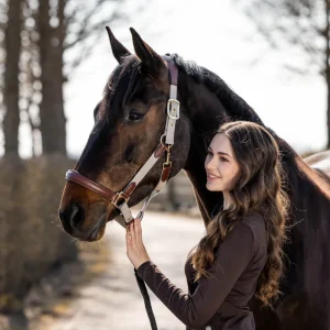 Licol-cheval-cuir-et-nylon-12.pngv1760635151 Licol cuir et nylon - Luna