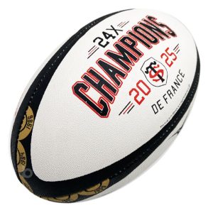 Ballon de Rugby Gilbert du Stade Toulousain 24 x Champions 2025