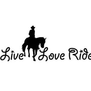 Autocollant Live Love Ride
