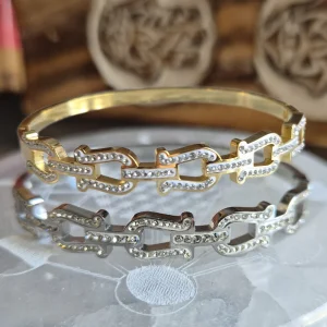 Bracelet Fers à Cheval et Strass