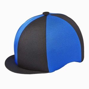 Capz Toque Bicolore Noir et Bleu Roi