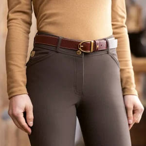 Ceinture en cuir grainé HKM Marrakesh