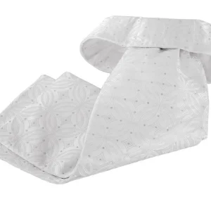 Cravate de Dressage Pois Argent