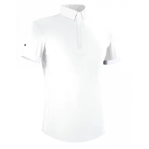 Flags&Cup Polo de concours WAKO Blanc