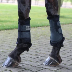 Guêtres souples Back On Track 3D Mesh doublées mouton synthétique