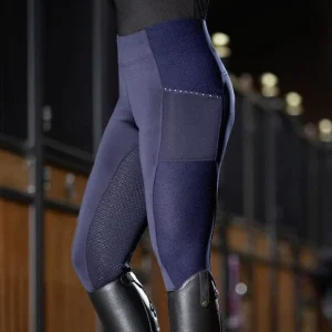 Legging équitation femme HKM Mesh full grip