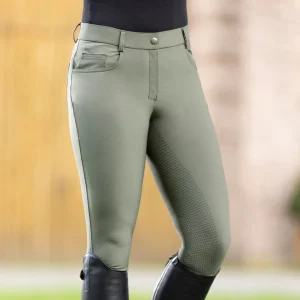 Pantalon équitation femme HKM Sunshine full grip