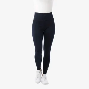 Legging EQUITHÈME "Lyly" fond silicone - Marine
