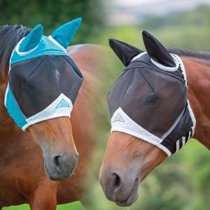 Shires Masque Anti mouches avec oreilles - 70% Anti UV