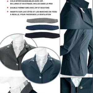 Tattini Deluxe Veste de Concours avec Col. Interchangeable
