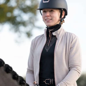 Tee-shirt technique manches courtes HKM Rosegold Glamour